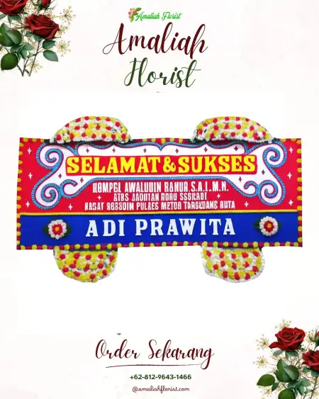 Papan Bunga Ucapan Selamat Pulang Pisau