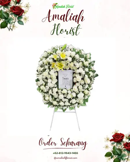 Krans Bunga Duka Pulang Pisau