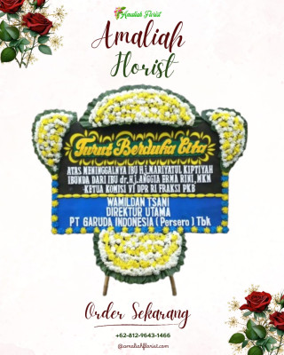 Papan Bunga Duka di Pulang Pisau