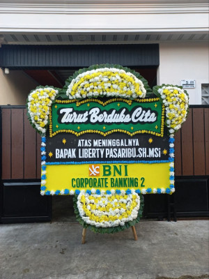 Papan Bunga Duka di Pulang Pisau