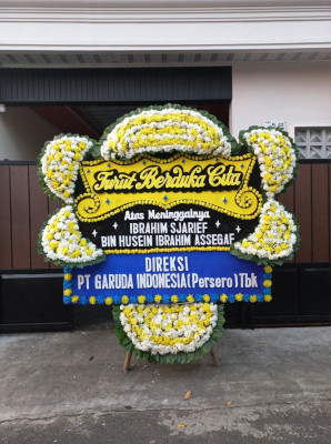 Papan Bunga Duka di Pulang Pisau